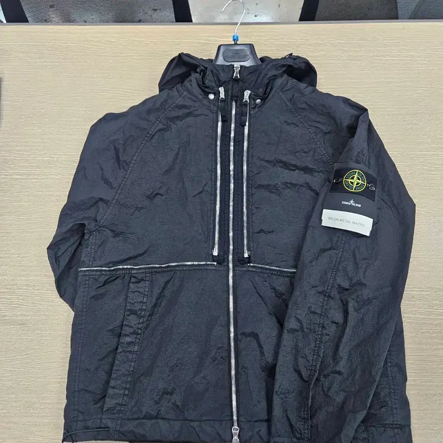스톤아일랜드 와펜 와트로 자켓 블랙 K1S15 4100020 S0020 V0029 / XXL [새상품/생산불량]