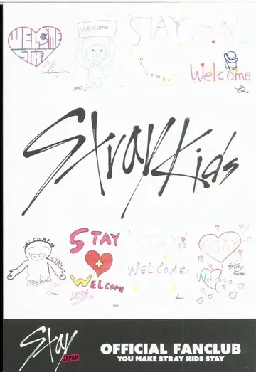 StrayKids FC 가입 혜택 엽서