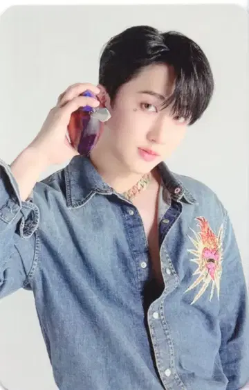 StrayKids MAXIDENT 창빈 트레이딩 카드 빨간색