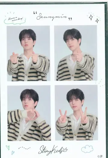 StrayKids 2023 FamilyMart 콜라보 승민 프린트 사진풍 씰