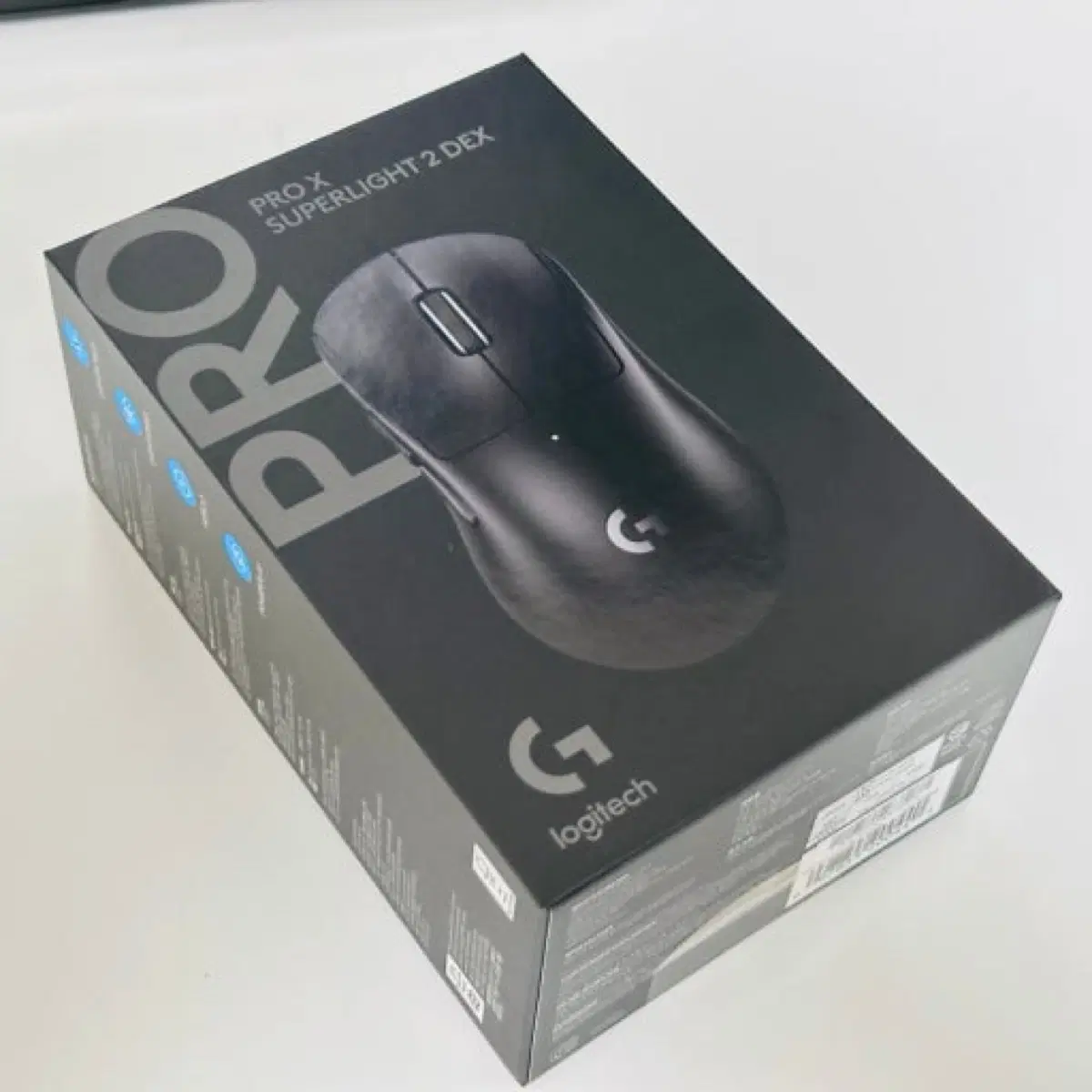 로지텍 지슈라 덱스 G PRO X SUPERLIGHT 2 DEX 블랙 미개봉 새상품