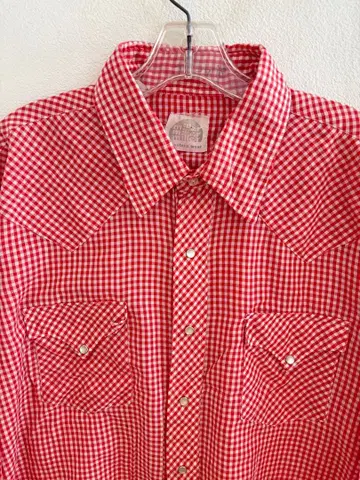 70s 빈티지 miller western wear 긴팔 웨스턴 셔츠