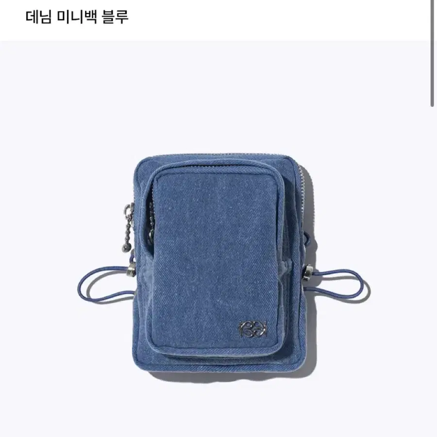 기준 데님 미니백 블루