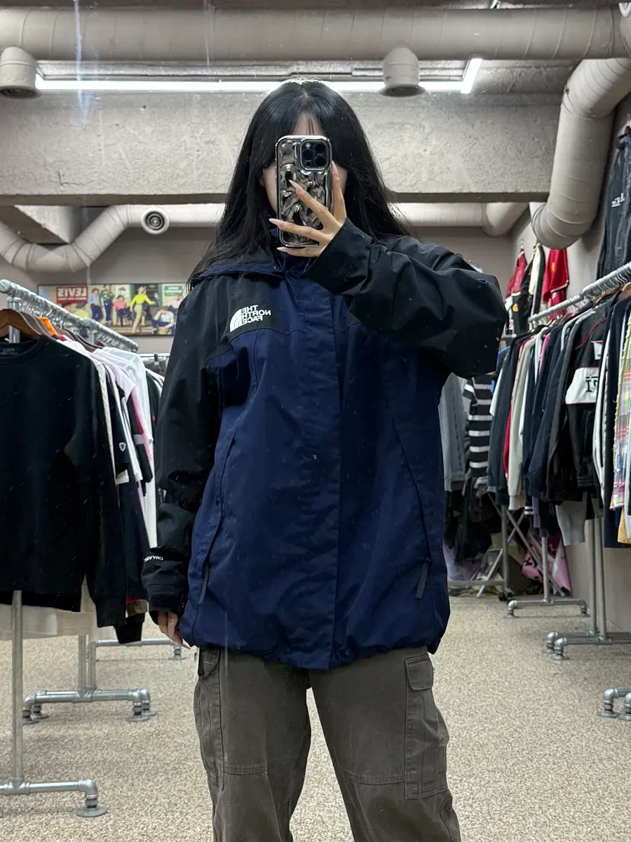 노스페이스 드라이벤트 바람막이 자켓 S138