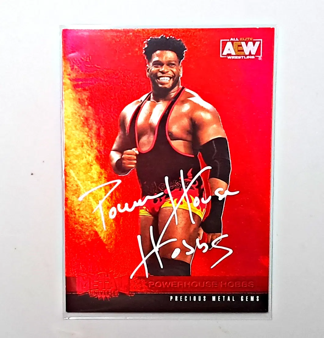 WWE 로이스 키스 루키 레드 PMG + 화이트 잉크싸인카드 AEW 파워하우스 홉스 2022 어퍼덱 메탈유니버스