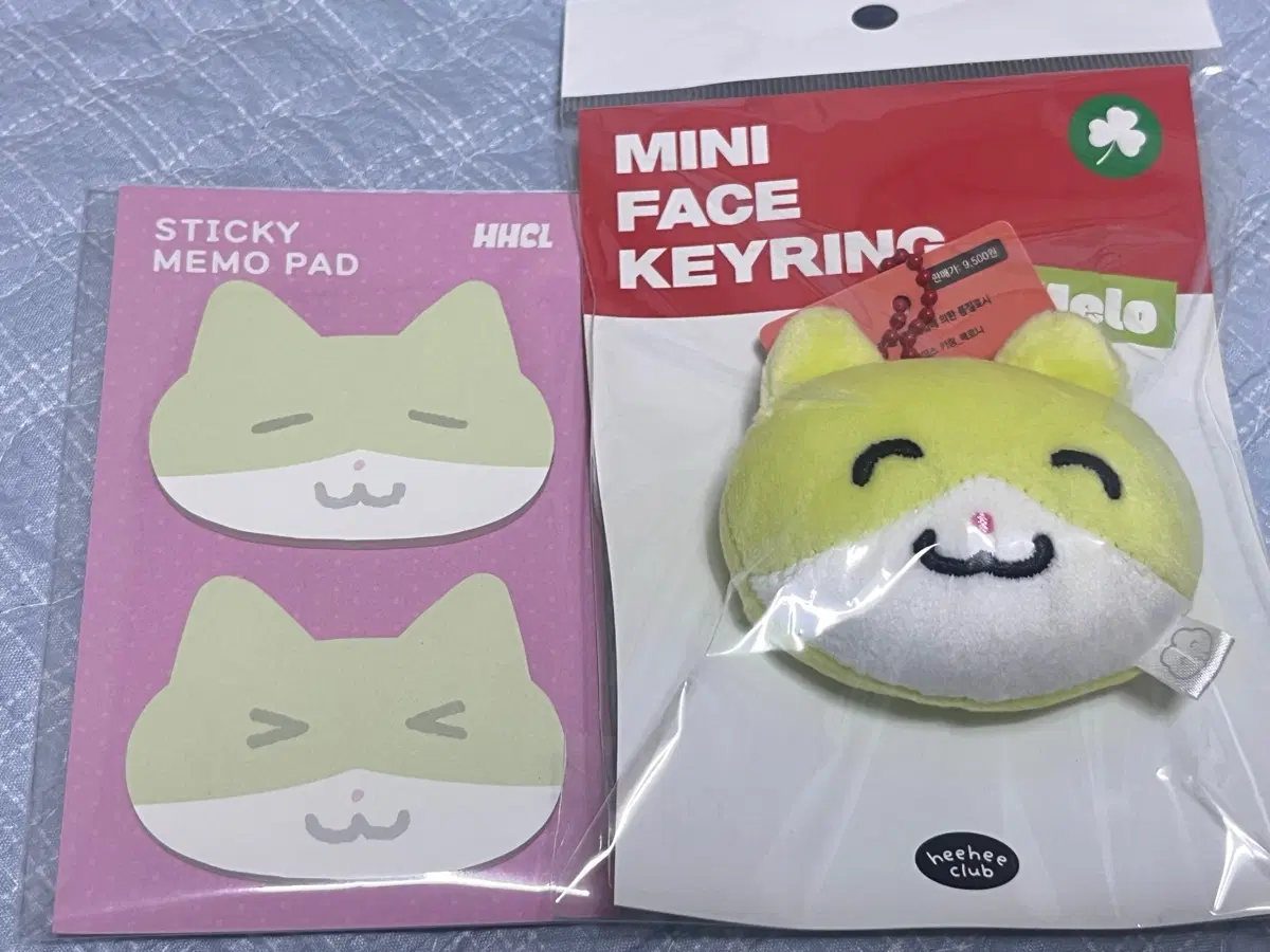 히히클럽 인형키링+메모지 (새상품)