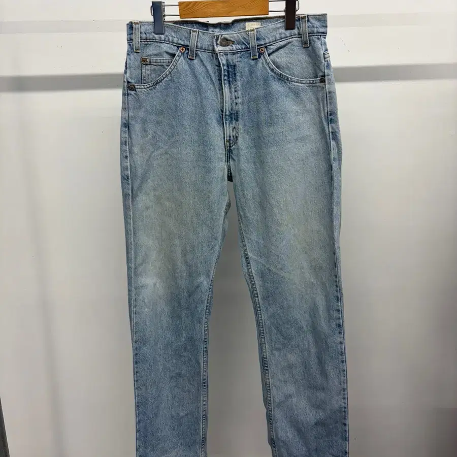 (31-32) 남성용 리바이스 Levi's 90s 505 오렌지탭 데님 팬츠 청바지