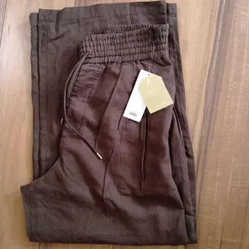 글로벌 워크 프렌치 린넨 와이드 팬츠