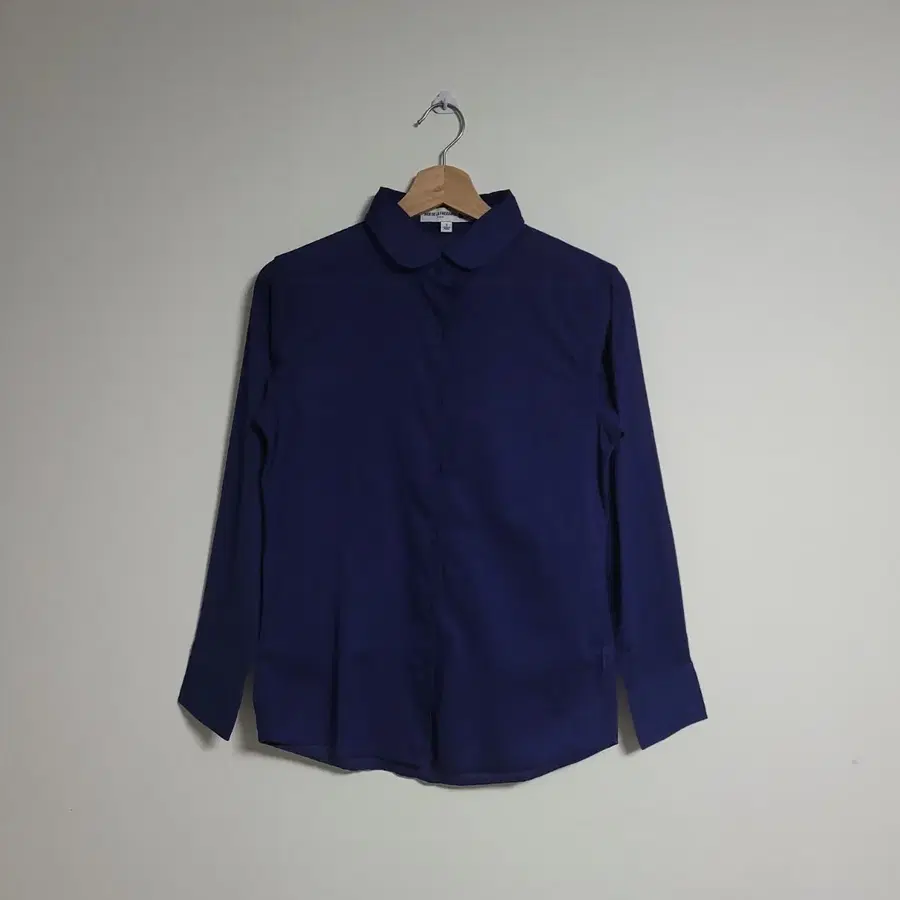 (S) UNIQLO 유니클로 이네스 드 라 프레상쥬 네이비 여성 셔츠 남방
