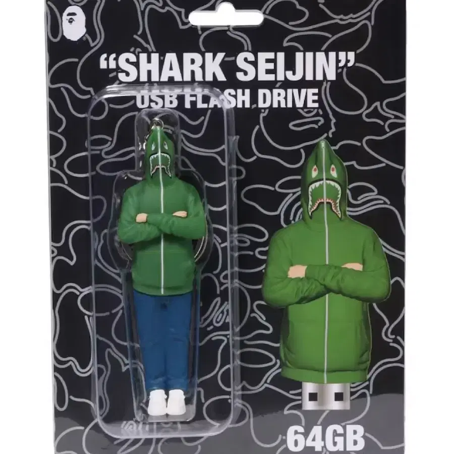 베이프 샤크 세이진 USB 플래시 드라이브 64GB