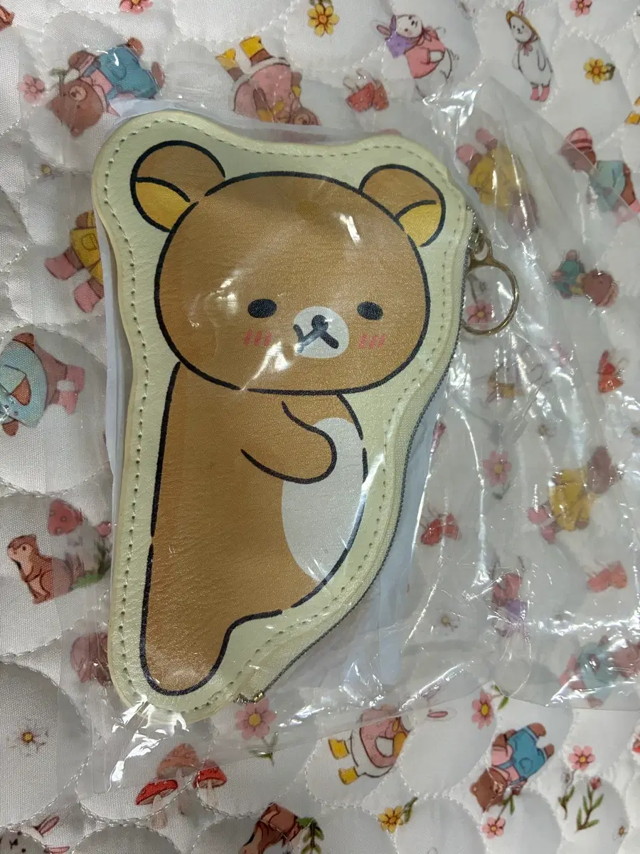 일본 리락쿠마 동전지갑
