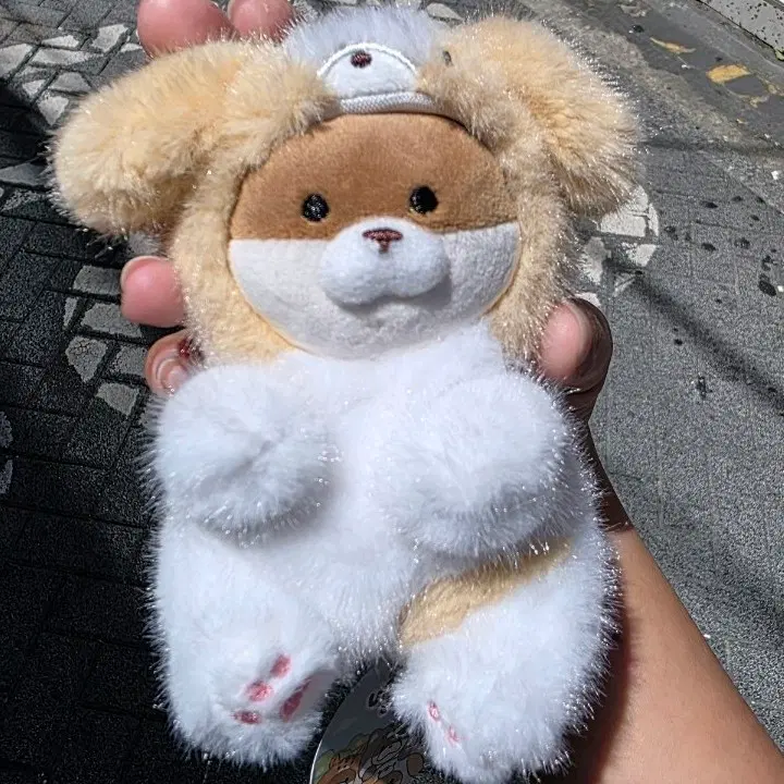 동물코스튬 우소우소 12cm 키링 인형