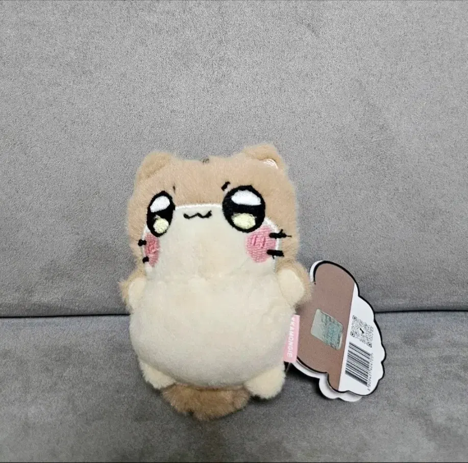 밤몽이 다람쥐 8cm 키링 인형