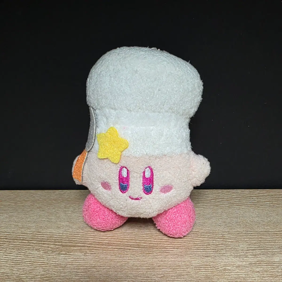 커비 인형 요리사 모자
