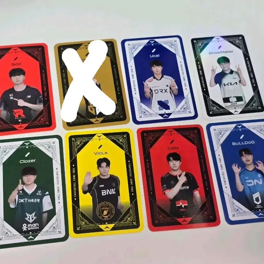 lck 포스코 포카 비디디, 쇼메이커, 빅라, 유칼, 클로저, 칼릭스, 불독 포카 팝니다.