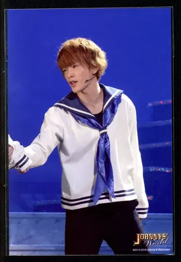 Snow Man 15-16년 JOHNNYS World 후카사와 타츠야 대형 공식 사진 *1장