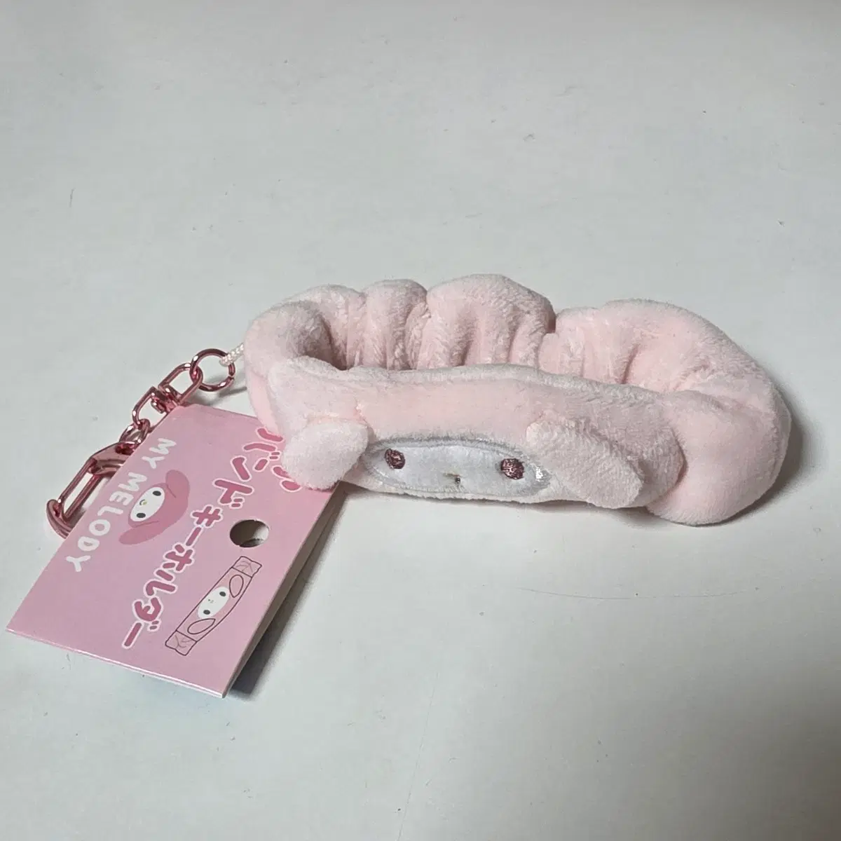 마이멜로디 헤어밴드 키홀더 산리오 인형 머리띠 머리끈