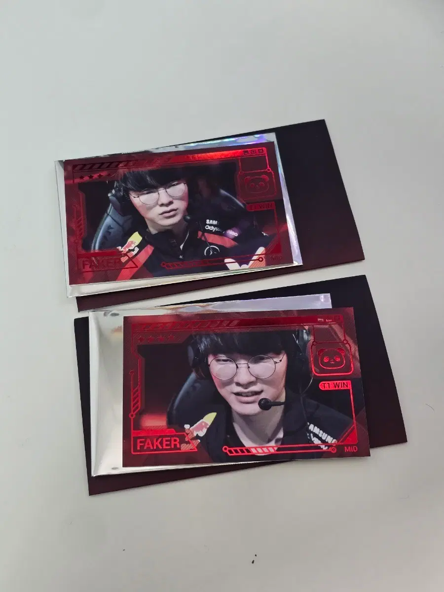 t1 티원 청두 msi 므시 페이커 포카 팝니다