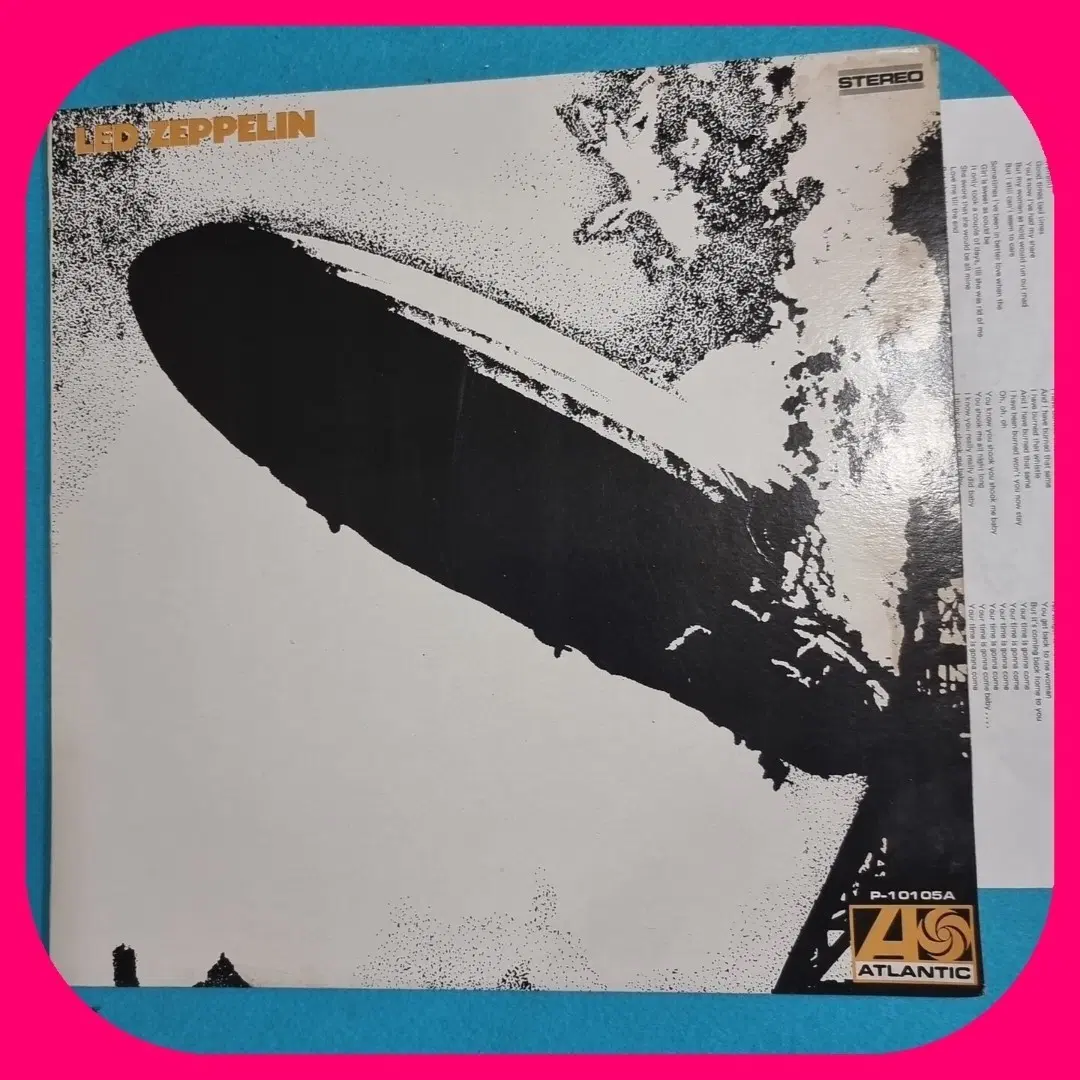 레드 제플린 1집 LP NM/NM