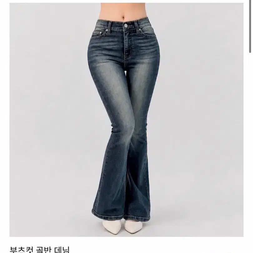 하베니 부츠컷 골반 데님