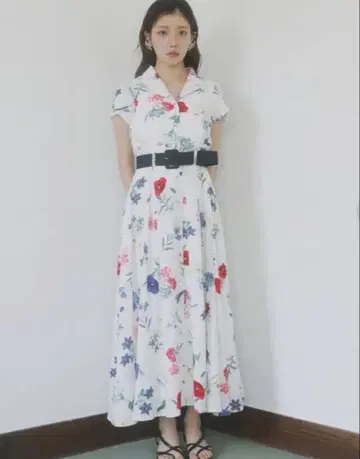 앙데팡당 보타니컬 가든 셔츠 원피스