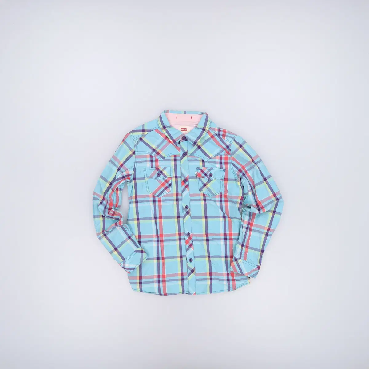 145 리바이스 키즈 체크 셔츠 0812H