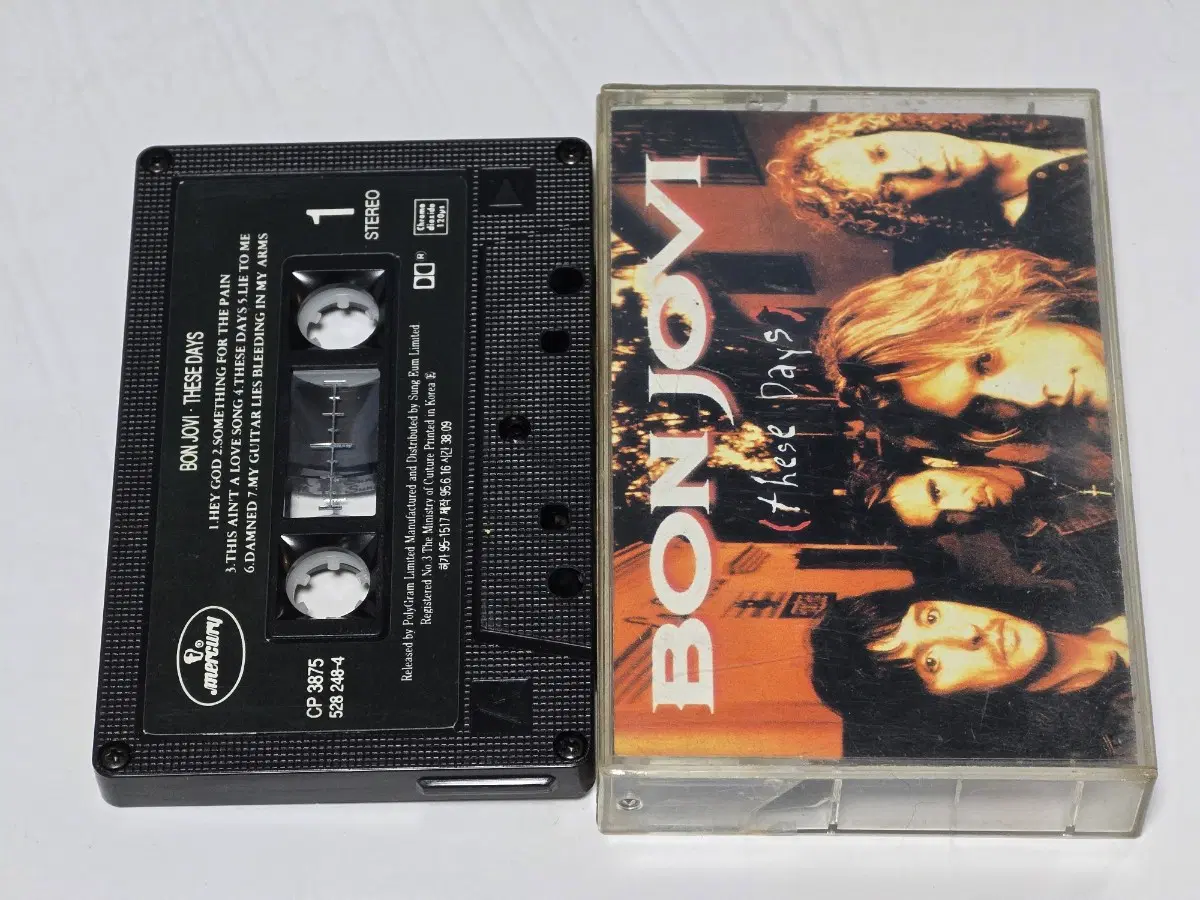 본 조비 (Bon Jovi) - These Days 카세트 테이프