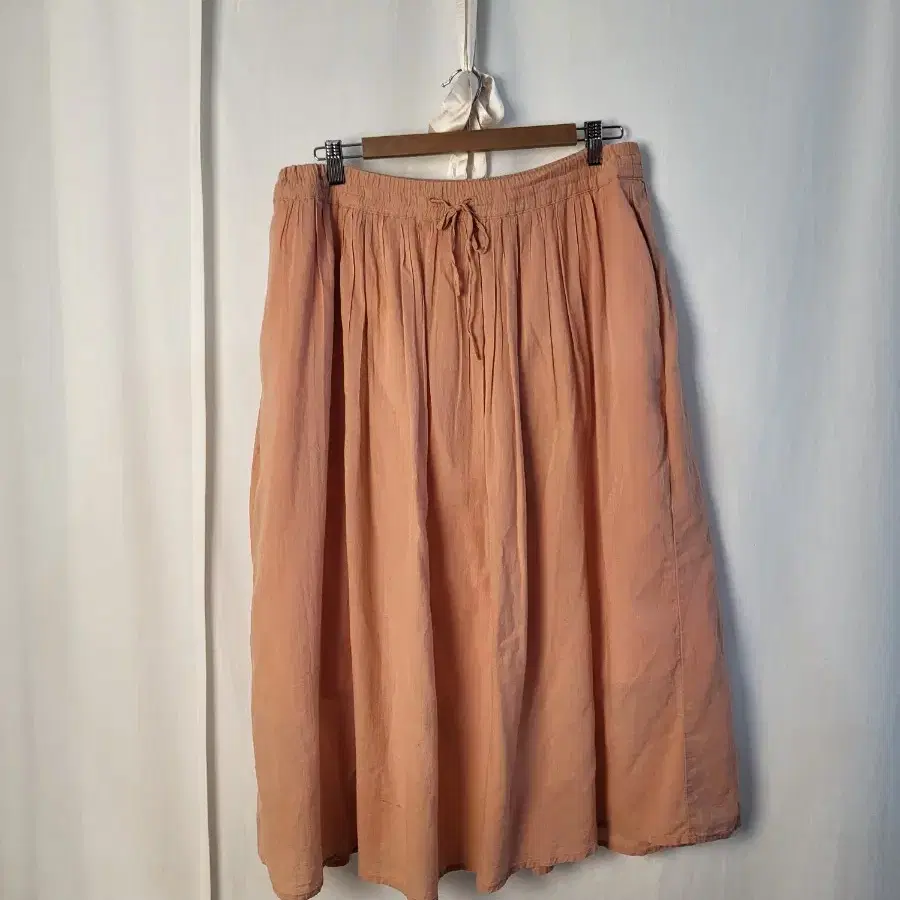 빈티지 피치 밴딩 스커트