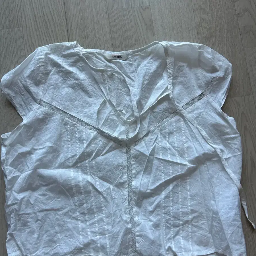 윤슬샵 breathe tie blouse