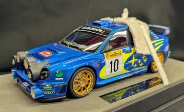 TOPMARQUES 1/18 Subaru WRC 2001 Winner MC NIGHT VERSION 헤드램프 포함 TOP037C