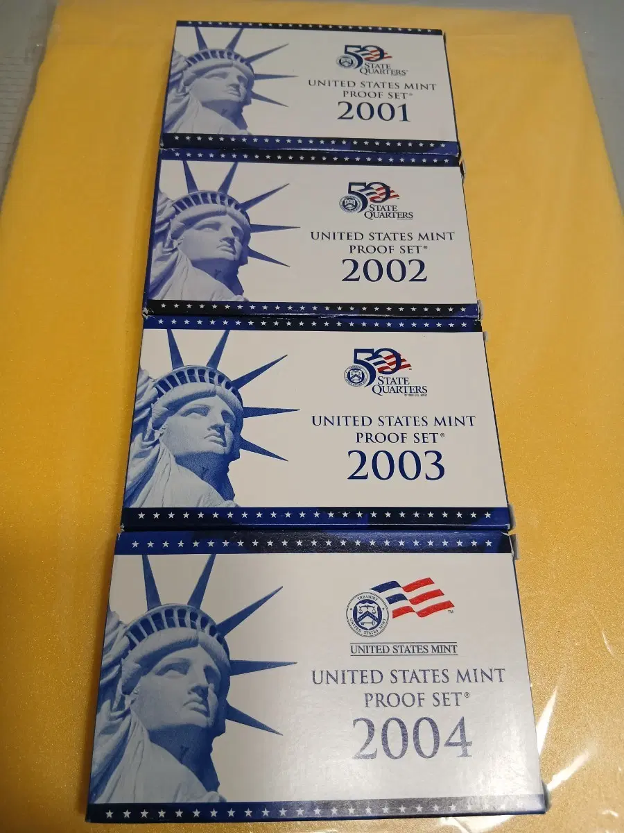 미국 조폐국 쿼터 주화 세트 2001-2004