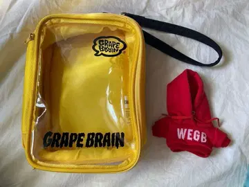 GRAPE BRAIN x WEGO 콜라보 봉제인형 파우치 & 마스코트 후드티