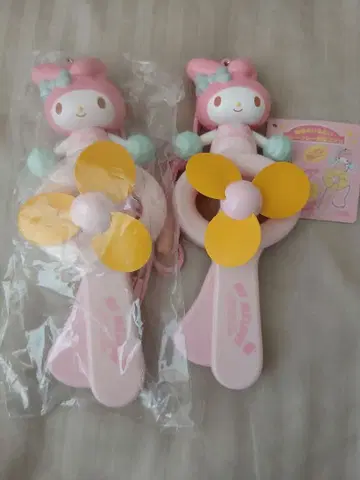 마이멜로디 배터리 불필요 프레프레 응원 팬 2개