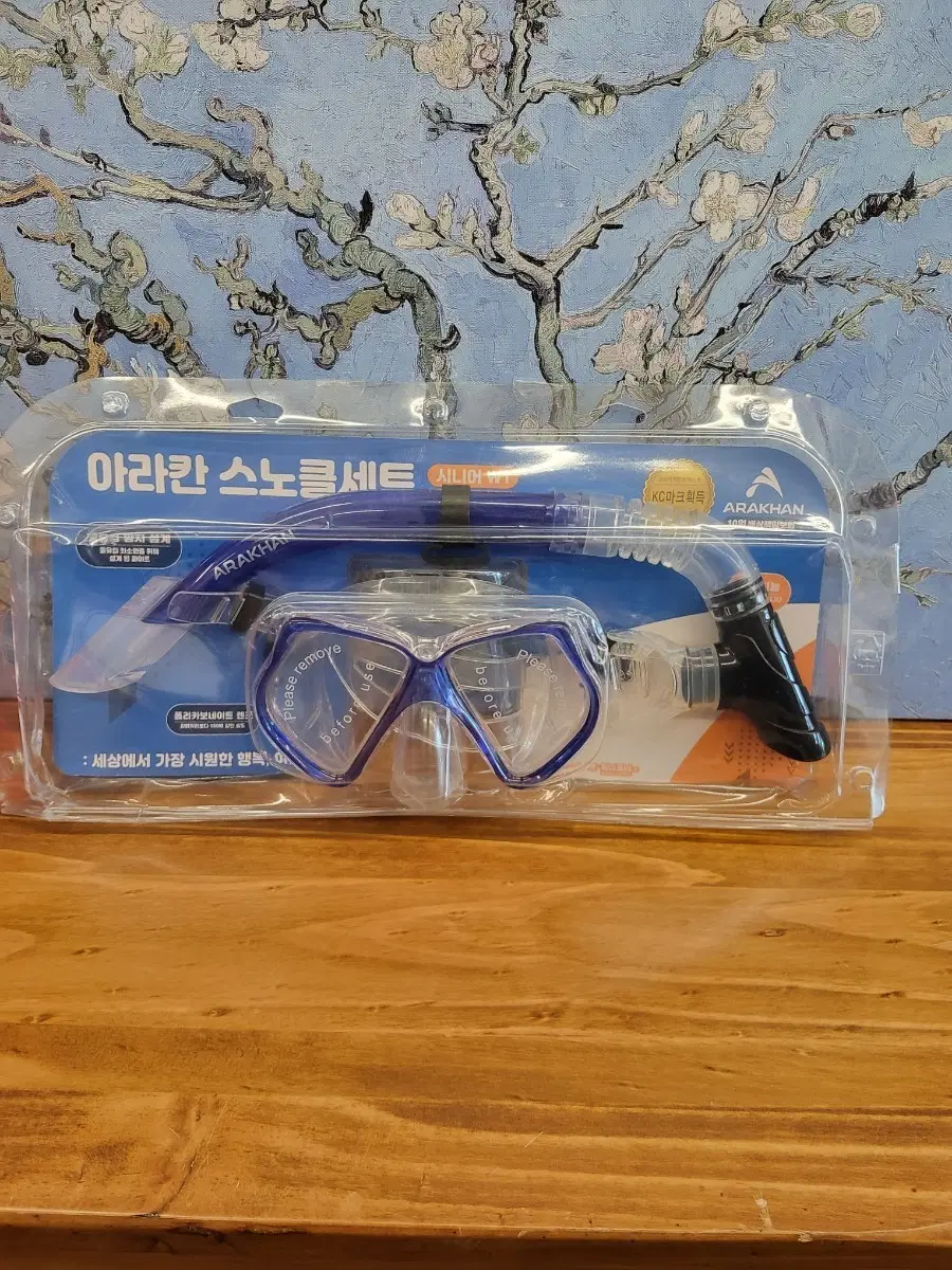 아라칸 스노클세트 블루