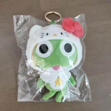개구리 중사 케로로 헬로키티 봉제 인형 키링