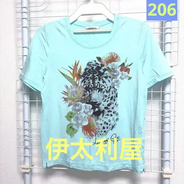 이타리야 큐빅 프린트 티셔츠