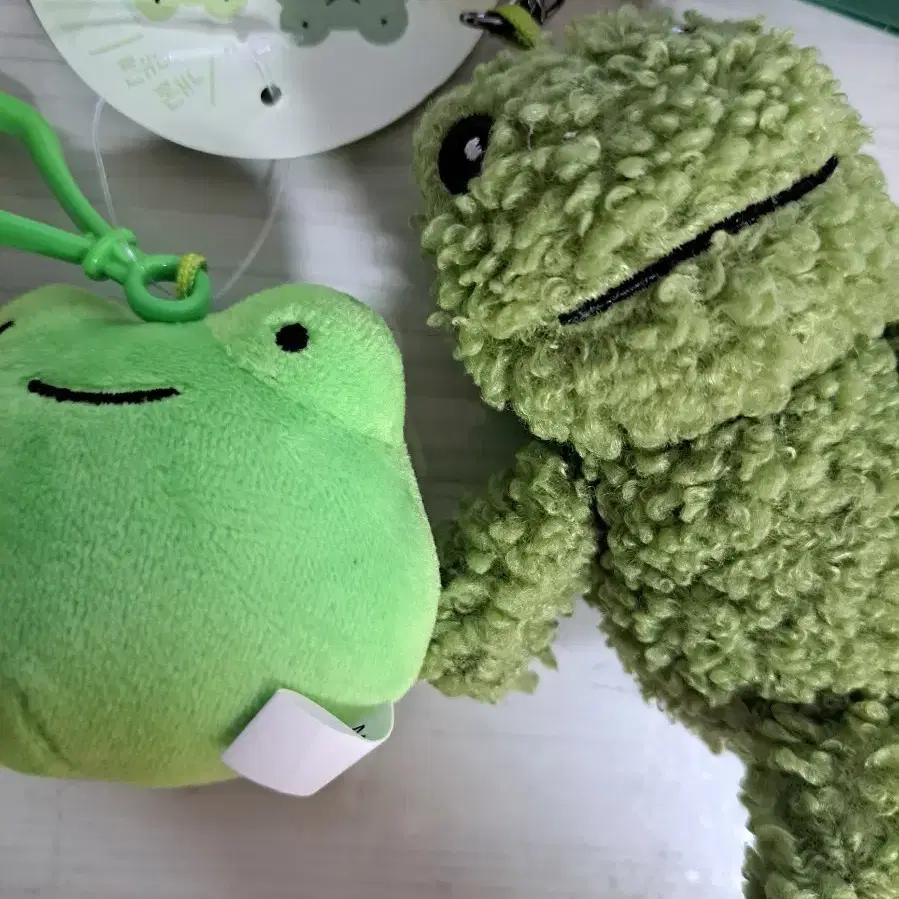 개구리 인형 키링 2종 세트