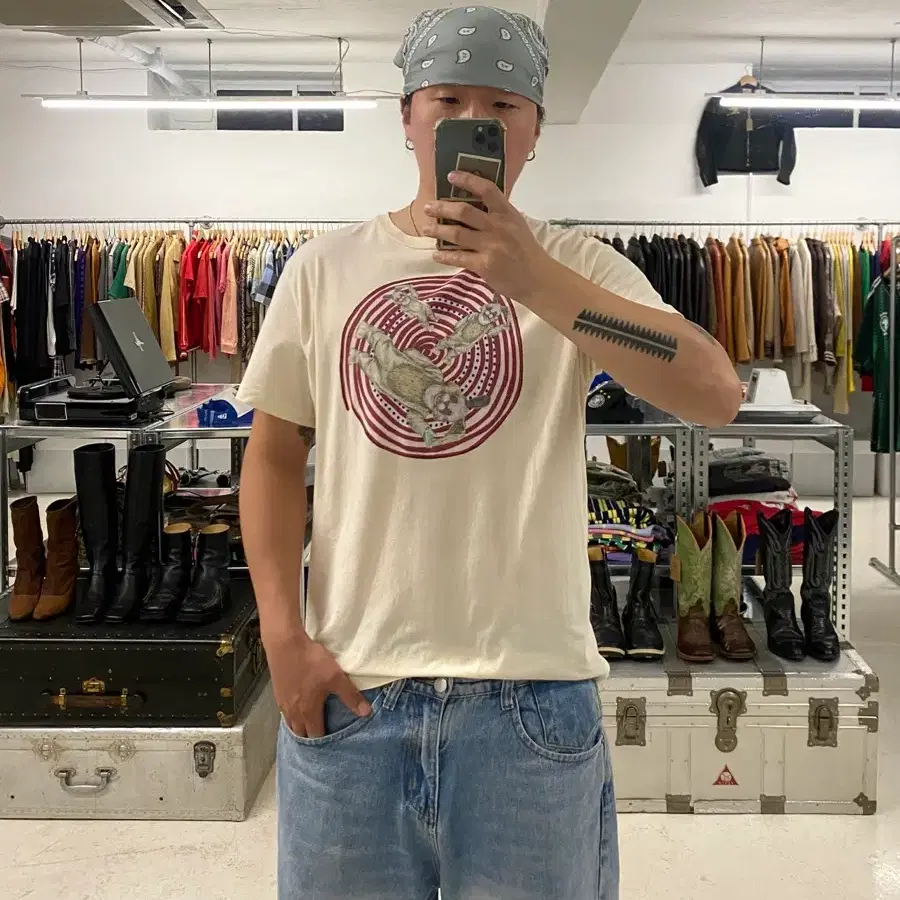 폴스미스 오가닉 코튼 티셔츠