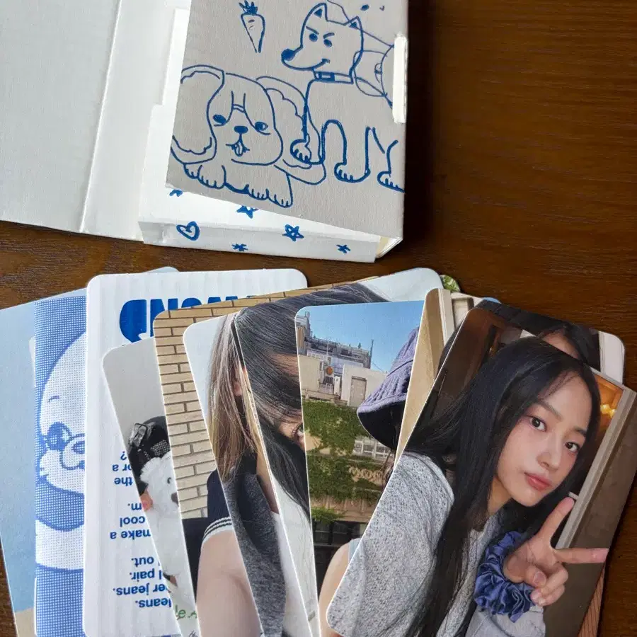 뉴진스newjeans 블루북위버스앨범 B버전 뉴진스앨범일괄포카