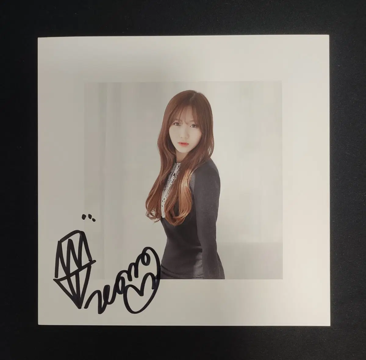 러블리즈 lovelyz 류수정 친필 싸인