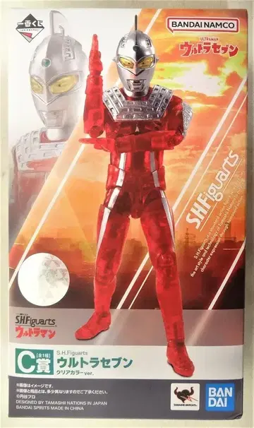 BANDAI SPIRITS 제일복권 S.H.Figuarts 울트라맨 C상 울트라세븐 클리어 컬러 ver. S.H.Figuarts