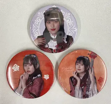 부시로드 Roselia 아티스트 트레이딩 캔뱃지 vol.7/Farbe 나카지마 유키 전 3종 세트
