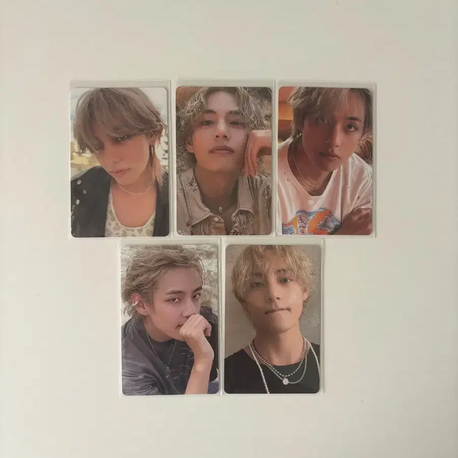 뷔 layover 태형 앨포 일괄 방탄 포토카드