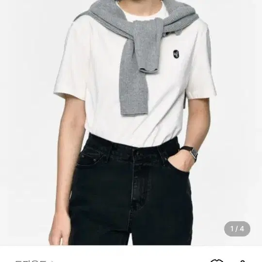드파운드 새제품 스탠다드 와펜 반팔 티셔츠