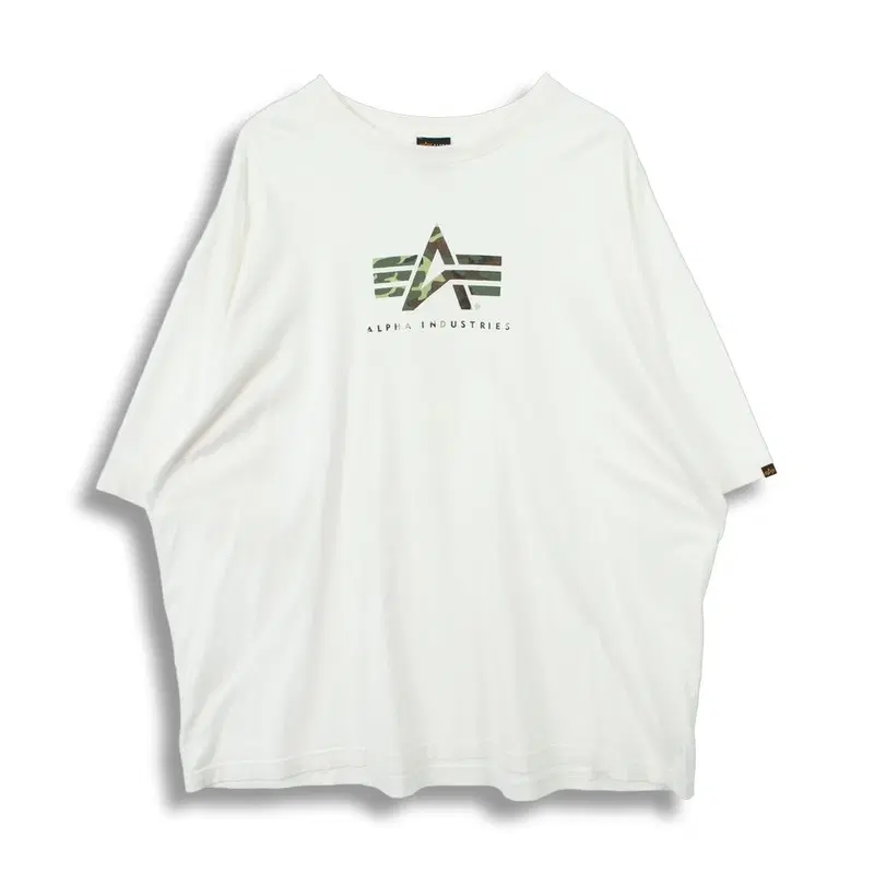 알파 인더스트리 (MEN - 2XL) 코튼 미드 로고 반팔 티셔츠