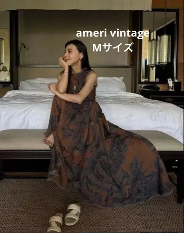 KEITAMARUYAMA x AMERI 볼륨 플레어 드레스