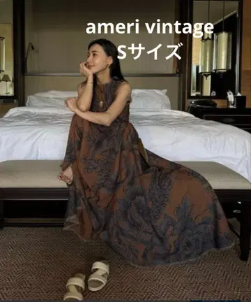 KEITAMARUYAMA x AMERI 볼륨 플레어 드레스