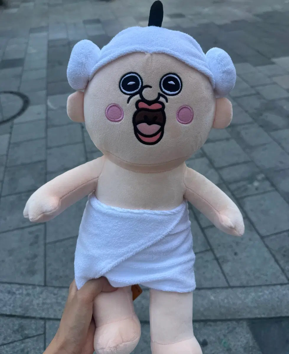 오늘 뽑아온 목욕가운 빵빵이 인형 데려가실분!!