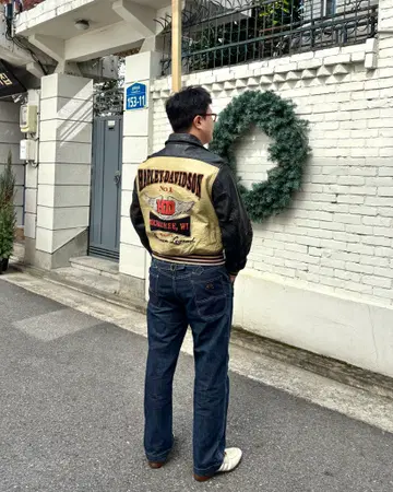 90's 할리 데이비슨 레더 스타디움 자켓