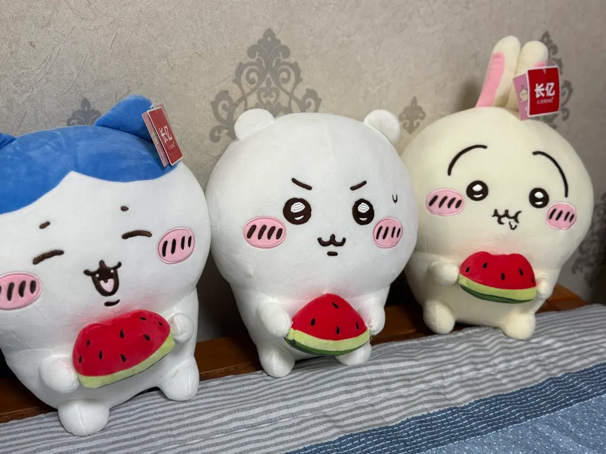 치이카와 먼작쉬 수박 봉제인형